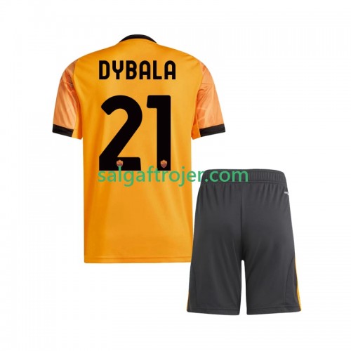 AS Roma Dybala 21 Fodboldtrøjer Børn Udebanesæt 2025/26 Kort ærmer AS Roma Dybala 21 Fodboldtrøjer Børn Udebanesæt 2025/26 Kort ærmer